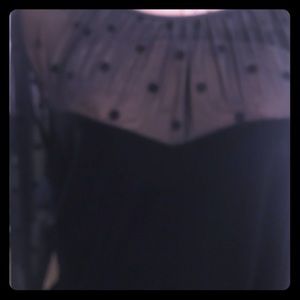 Beautiful black velvet party dress